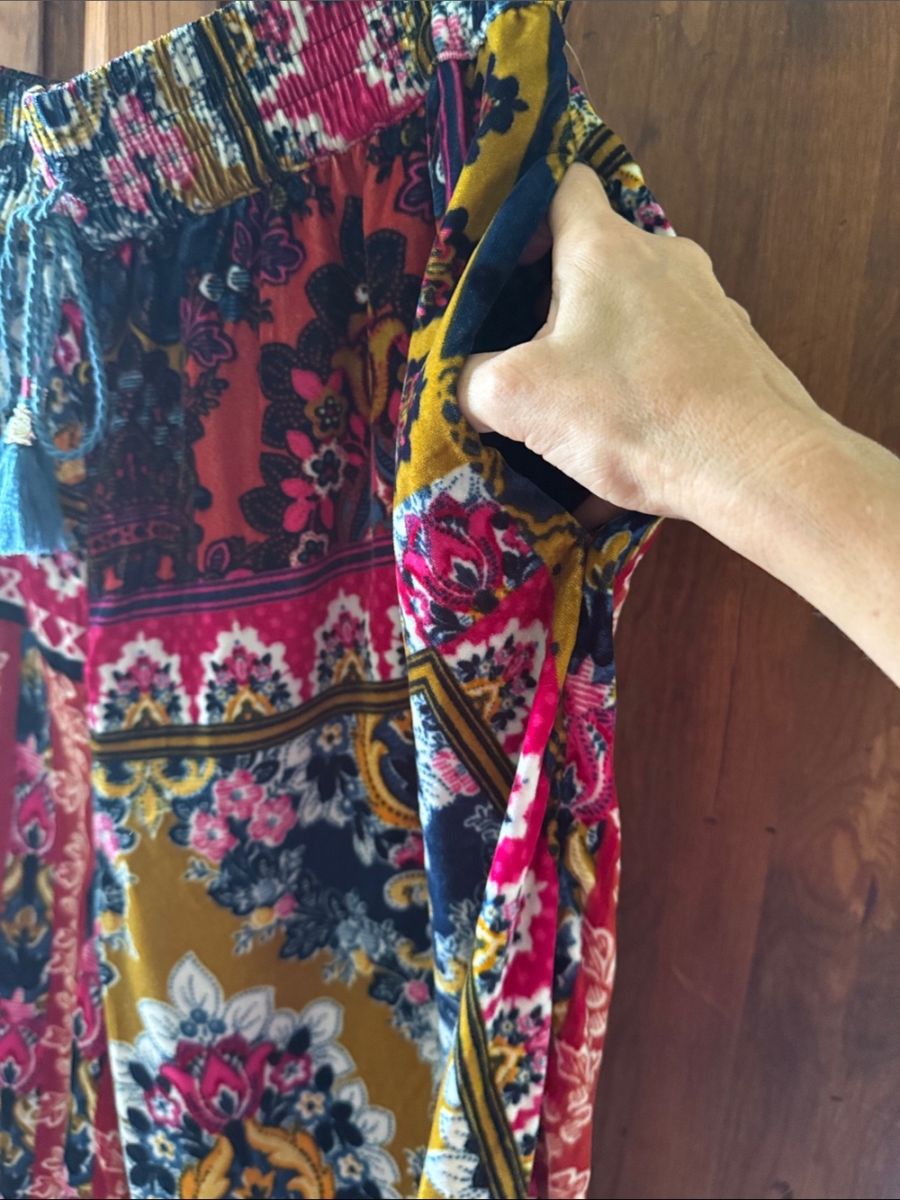 NWT BY ANTHROPOLOGIE MULTI COLOR BOHO PRINT HAREM PANTS SIZE S - Picture 7 of 15